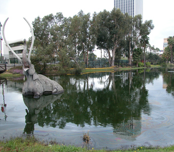 pool at Page Museum